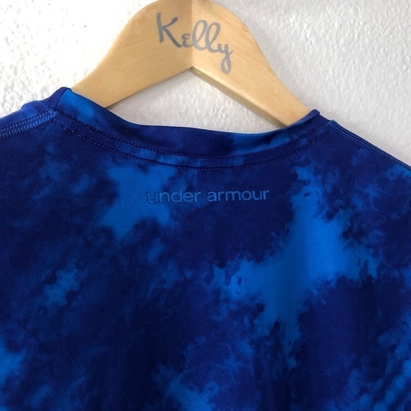 Under Armour Fitted Tie Dye Workout Top - Picture 4 of 5